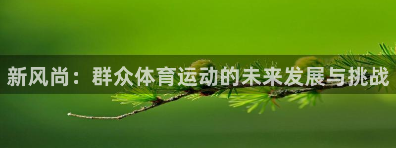新风尚：群众体育运动的未来发展与挑战